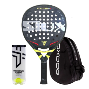 Siux Padel Racket Pack Electra ST2 Stupa Pro + Padel bag Oxdog Ultra Tour+ Oxdog Padel Balls BOOST+