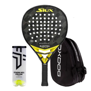 Siux Padel Racket Pack Electra ST3 Stupa + Padel bag Oxdog Ultra Tour + Oxdog Padel Balls BOOST+