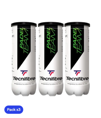 Tecnifibre Padelbälle Padel Team (Packung x3)