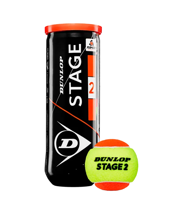 Schublade Dunlop Padelbälle Stufe 2 Gelb/Orange Tennis (Packung x24) – Bild 2
