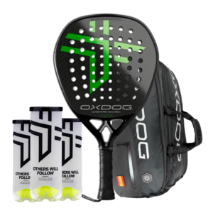 Oxdog Padel Racket Pack Ultimate Pro 2025 + Padel bag Oxdog FEP hyper PRO thermo Padel bag + 3 Ball Tubes Oxdog Boost